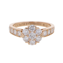 将图像加载到图库查看器中，Van Cleef &amp; Arpels Fleurette Ring Size 51/#11VCARPEBD00 18K Pink Gold
