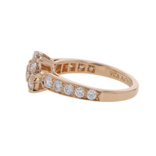 将图像加载到图库查看器中，Van Cleef &amp; Arpels Fleurette Ring Size 51/#11VCARPEBD00 18K Pink Gold
