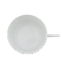 Load image into Gallery viewer, HERMES Mosaique Cup &amp; Saucer Set of 2 White/Yellow/Gold Porcelain
