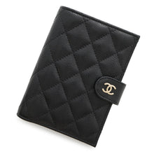 Load image into Gallery viewer, CHANEL passport case BlackAP3791 caviar
