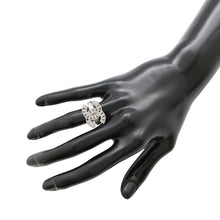 Load image into Gallery viewer, CHANEL CC Logo Ring Size Approximately13 Metal strass
