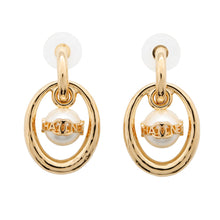 Load image into Gallery viewer, CHANEL Pearl logo Metal Faux Pearl
