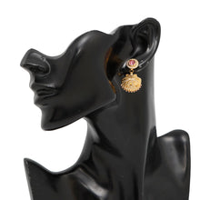 Load image into Gallery viewer, CHANEL Seashell CC Logo EarringsABA066 Metal strass
