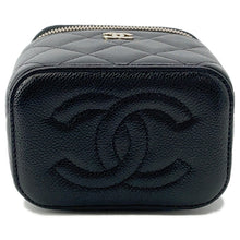 Load image into Gallery viewer, CHANEL Matelasse Vanity ChainShoulder Bag BlackAP1340 Caviar Leather Size Mini
