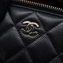 Load image into Gallery viewer, CHANEL Matelasse Vanity ChainShoulder Bag BlackAP1340 Caviar Leather Size Mini
