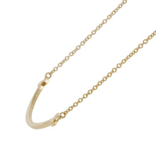 Load image into Gallery viewer, TIFFANY&amp;Co. T Smile Pendant Size Small60011679 18K Yellow Gold
