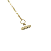 Load image into Gallery viewer, TIFFANY&amp;Co. T Smile Pendant Size Small60011679 18K Yellow Gold
