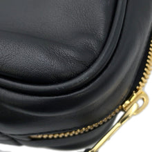 将图像加载到图库查看器中，MIUMIU Bo Bag Black5BB117 Calf Leather Size Large
