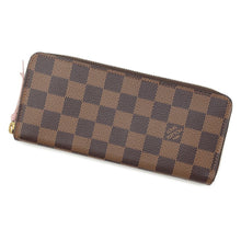 Load image into Gallery viewer, LOUIS VUITTON Portefeuille Clemence Rose BallerineN41626 Damier Ebene Canvas
