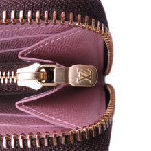 Load image into Gallery viewer, LOUIS VUITTON Portefeuille Clemence Rose BallerineN41626 Damier Ebene Canvas
