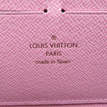 Load image into Gallery viewer, LOUIS VUITTON Portefeuille Clemence Rose BallerineN41626 Damier Ebene Canvas
