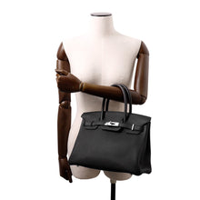 将图像加载到图库查看器中，HERMES Birkin Black Togo Leather Size 30
