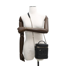 Load image into Gallery viewer, CHANEL Vanity ChainShoulder BlackAS0323 Lambskin

