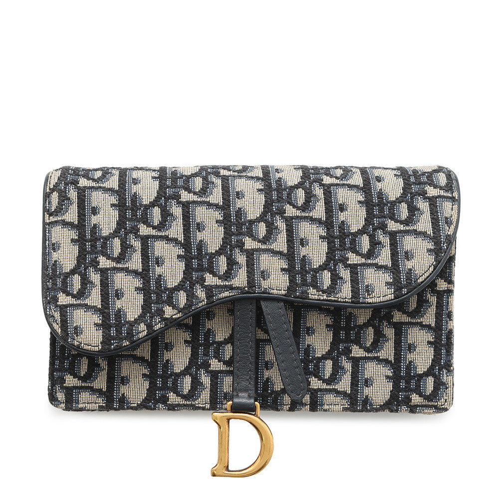 Dior Oblique Trotter Belt Bag NavyS5619CTZQ Leather Canvas