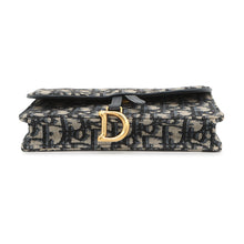 Load image into Gallery viewer, Dior Oblique Trotter Belt Bag NavyS5619CTZQ Leather Canvas
