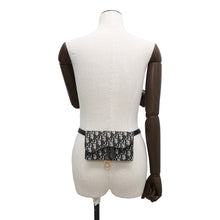 Load image into Gallery viewer, Dior Oblique Trotter Belt Bag NavyS5619CTZQ Leather Canvas
