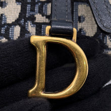 Load image into Gallery viewer, Dior Oblique Trotter Belt Bag NavyS5619CTZQ Leather Canvas
