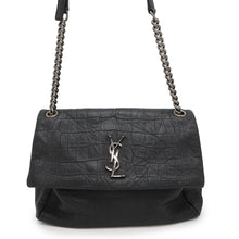 Load image into Gallery viewer, SAINT LAURENT PARIS ChainShoulder Bag Black574106 Embossed Leather
