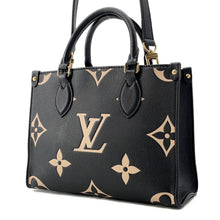 将图像加载到图库查看器中，LOUIS VUITTON Onthego Noir/BeigeM45659 Bicolor Monogram Empreinte Leather Size PM
