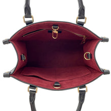 将图像加载到图库查看器中，LOUIS VUITTON Onthego Noir/BeigeM45659 Bicolor Monogram Empreinte Leather Size PM
