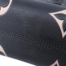 将图像加载到图库查看器中，LOUIS VUITTON Onthego Noir/BeigeM45659 Bicolor Monogram Empreinte Leather Size PM
