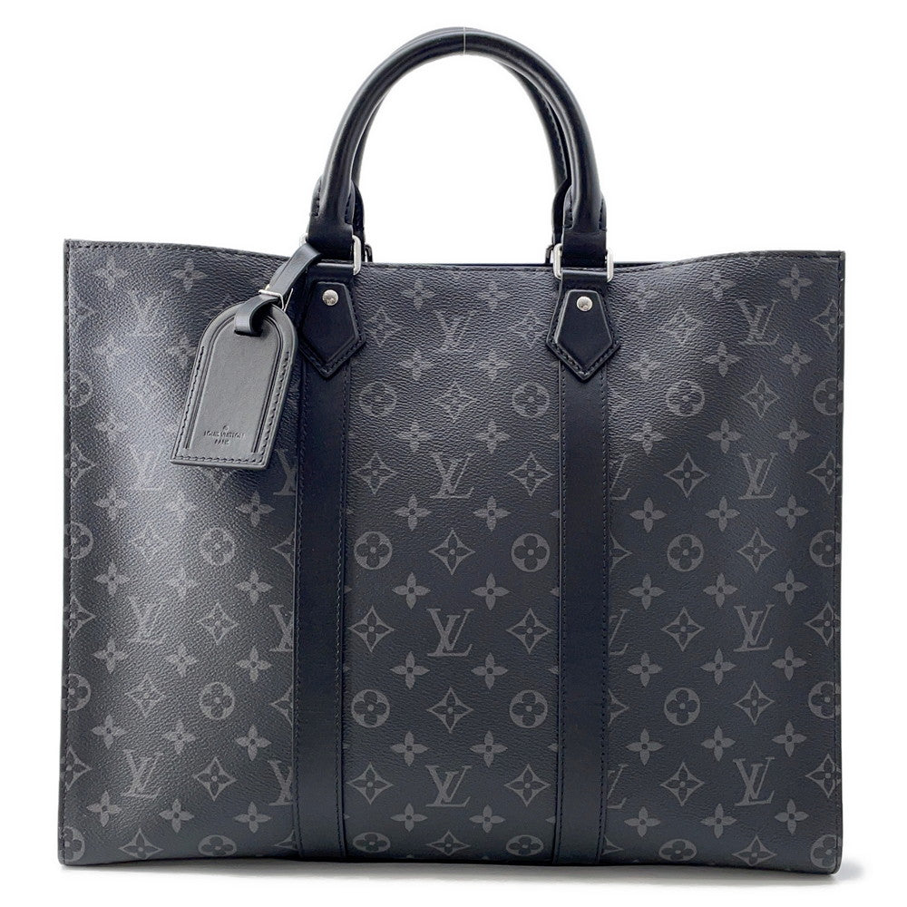 LOUIS VUITTON ★Sac Plat 24H BlackM47059 Monogram Eclipse