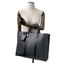将图像加载到图库查看器中，LOUIS VUITTON ★Sac Plat 24H BlackM47059 Monogram Eclipse
