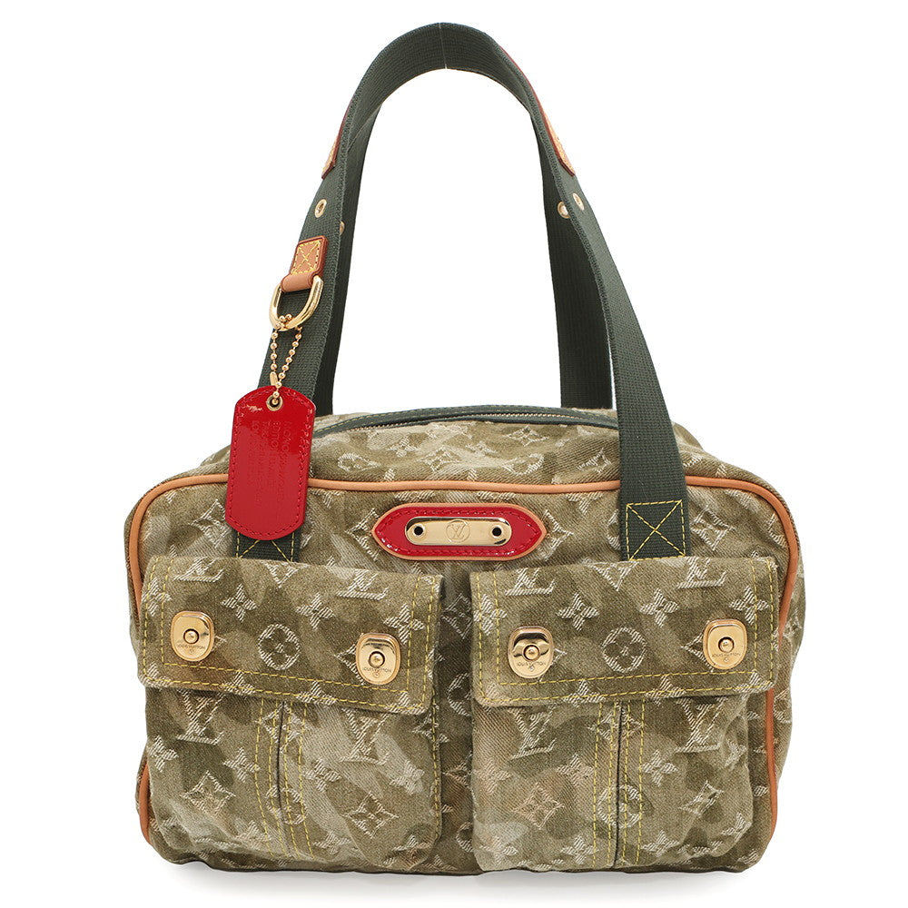 LOUIS VUITTON Jasmin LichenM95772 Monogrammed Denim