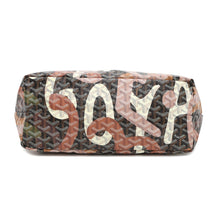 将图像加载到图库查看器中，GOYARD Saint Louis Letters Camouflage 2023 Limited Edition Black/Pink/Brown/Beige Leather PVC Size PM
