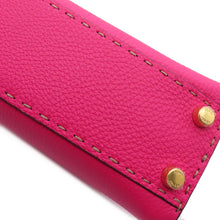 将图像加载到图库查看器中，FENDI Selleria Peekaboo 2wayBag Pink8BN244 Leather Size Mini
