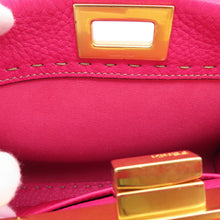 将图像加载到图库查看器中，FENDI Selleria Peekaboo 2wayBag Pink8BN244 Leather Size Mini
