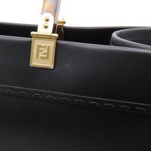 Load image into Gallery viewer, FENDI ★Sunshine Tote Bag Black8BH386 Calf Leather Size Medium
