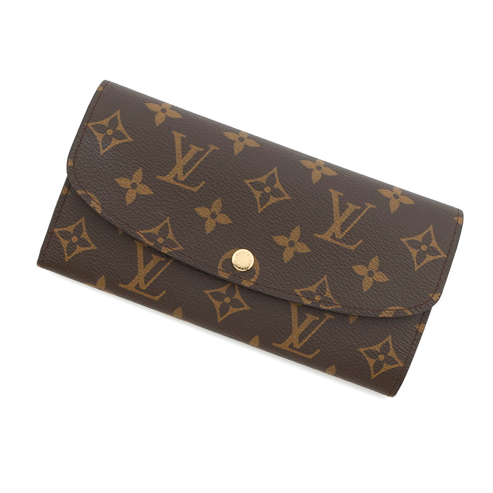LOUIS VUITTON Portefeuille Emilie FuchsiaM60697 Monogram