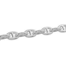 将图像加载到图库查看器中，HERMES ★Chaine d&#39;Ancre Bracelet 15 links Size MM SV925
