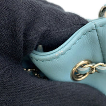 Load image into Gallery viewer, CHANEL Matelasse Drawstring ChainShoulder Bag PowderBlueAS1439 Lambskin
