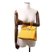 Load image into Gallery viewer, HERMES Birkin Jaune Ambre Togo Leather Size 25
