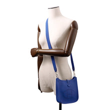 将图像加载到图库查看器中，HERMES Evelyne Long Blue royal Taurillon Clemence Size TPM
