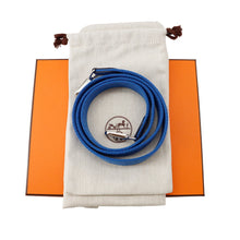将图像加载到图库查看器中，HERMES Evelyne Long Blue royal Taurillon Clemence Size TPM
