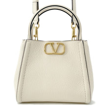 将图像加载到图库查看器中，Valentino Garavani All Time 2WAY Handbag Ivory5W2B0Q26IMZ Grained Calf Leather Size Small
