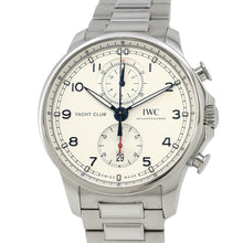 将图像加载到图库查看器中，IWC ★Portugieser Yacht Club Chronograph W44.6mm Stainless Steel Silver DialIW390702
