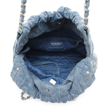 Load image into Gallery viewer, CHANEL CHANEL 22 Matelasse ChainShoulder Bag BlueAS3260 Denim Size Small
