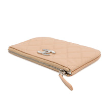 Load image into Gallery viewer, CHANEL CC Logo Matelasse Mini Pouch BeigeAP4335 Caviar Leather
