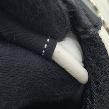 将图像加载到图库查看器中，CHANEL CC Logo Low Cut Sneakers White/BlackG45212 Leather suede Size 38
