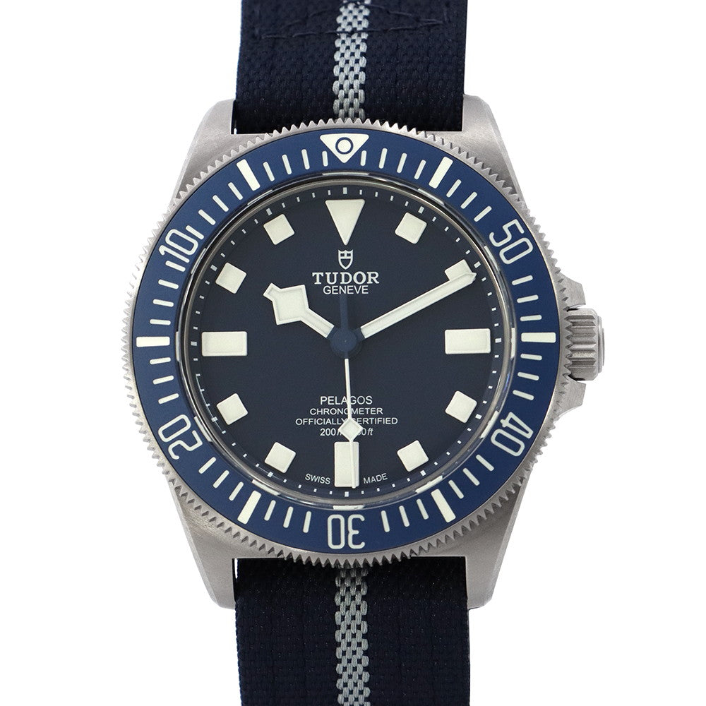 TUDOR Pelagos FXD W42mm TI Fabric Navy Blue Dial25707B/24