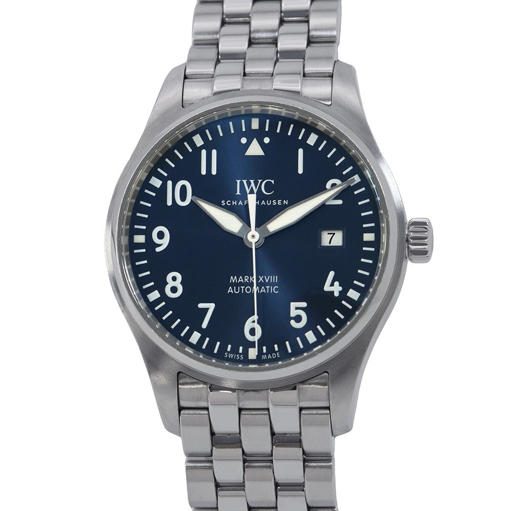 IWC Pilot's Watch Mark XVIII Petit Prince W40mm Stainless Steel Blue DialIW327016