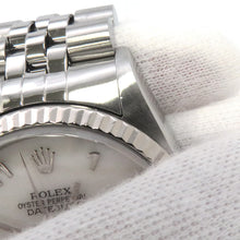 将图像加载到图库查看器中，ROLEX Datejust W36mm Stainless Steel K18WG Mother of Pearl Dial16234NA
