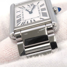 将图像加载到图库查看器中，CARTIER Tank Solo LM W25.5mm x H33.7mm Stainless Steel Silver DialWSTA0052
