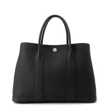 将图像加载到图库查看器中，HERMES Garden Party Black Negonda Leather Size TPM
