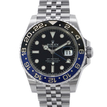 Load image into Gallery viewer, ROLEX GMT MasterII W40mm Stainless Steel Black Dial126710BLNR
