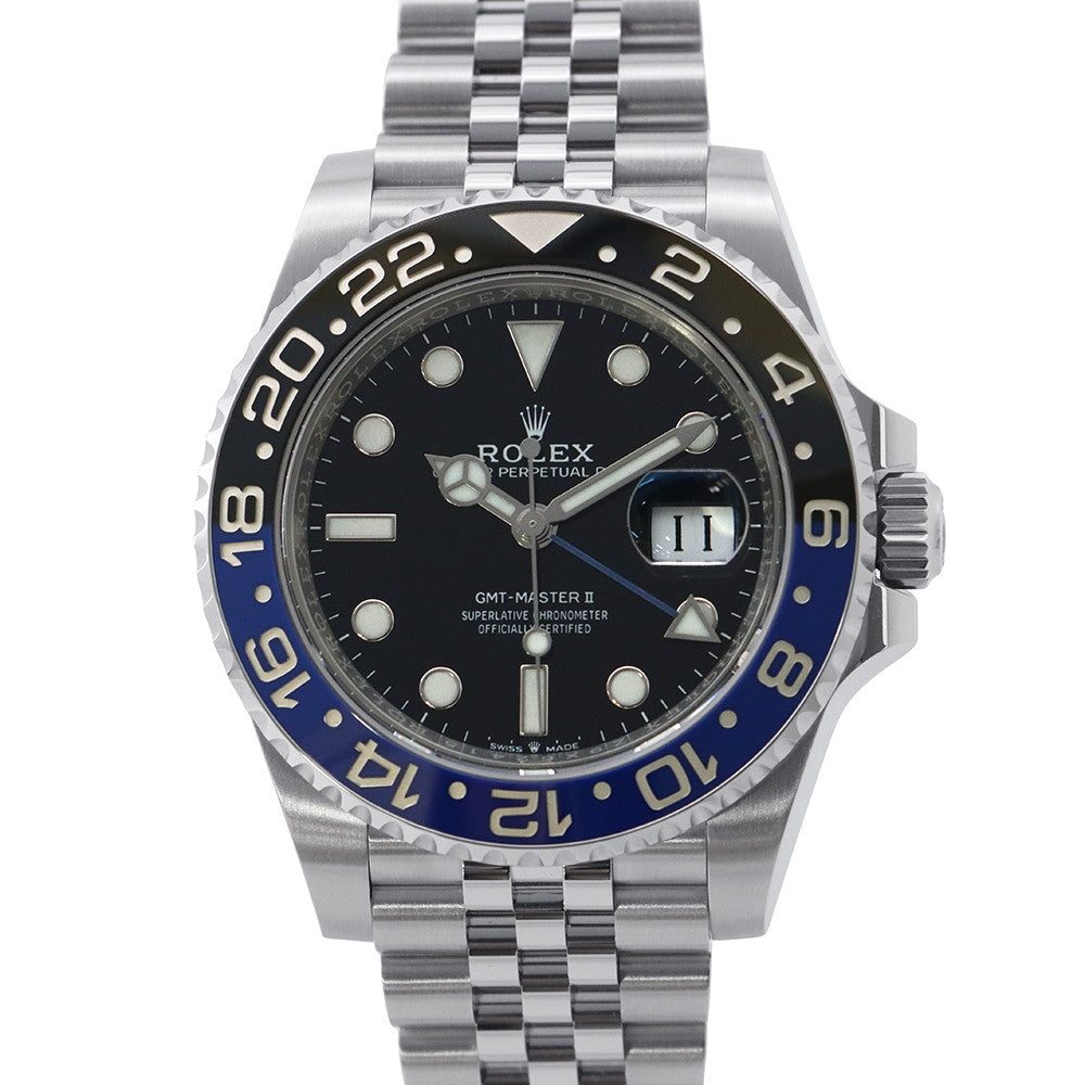 ROLEX GMT MasterII W40mm Stainless Steel Black Dial126710BLNR